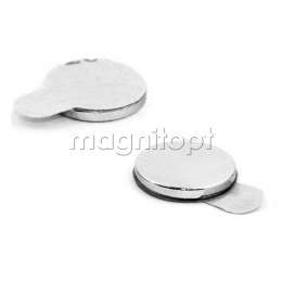 Неодимовый магнит 10х1 с клеем